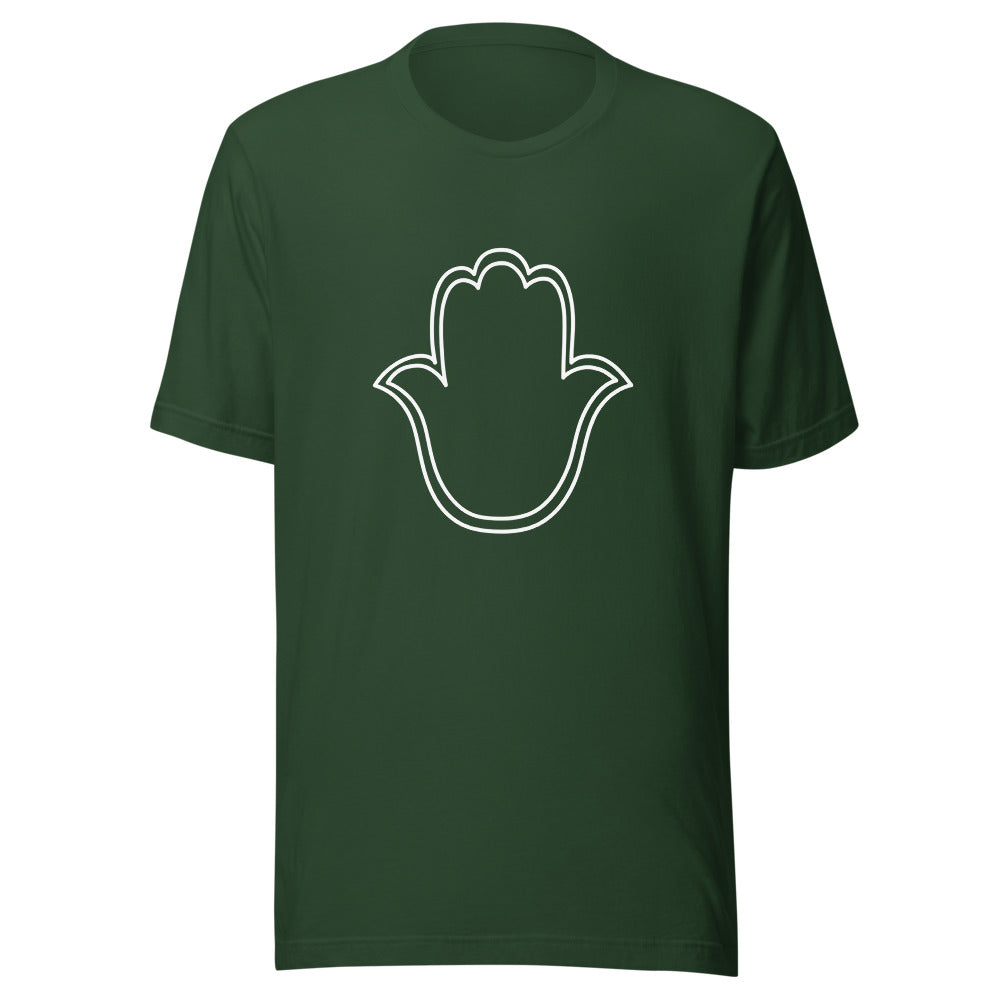 Hamsa Outline - Unisex t-shirt