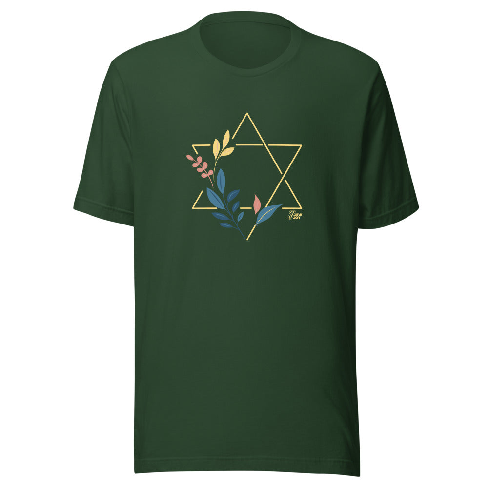 Star of David Nature - Unisex T-shirt