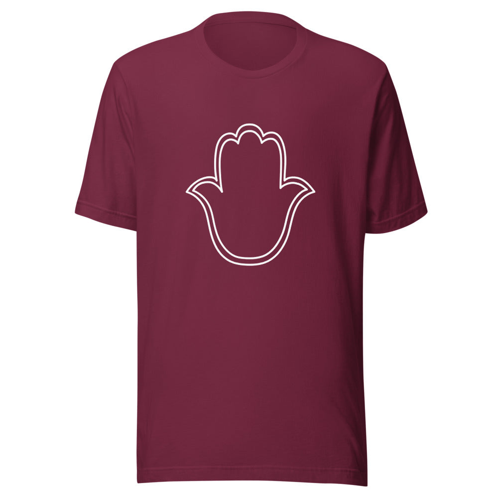 Hamsa Outline - Unisex t-shirt