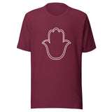 Hamsa Outline - Unisex t-shirt