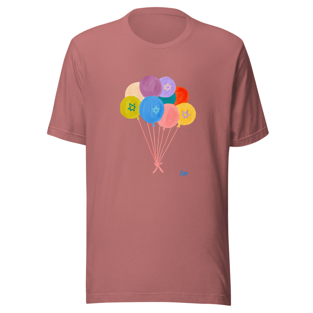 Star of David Balloons - Unisex T-shirt