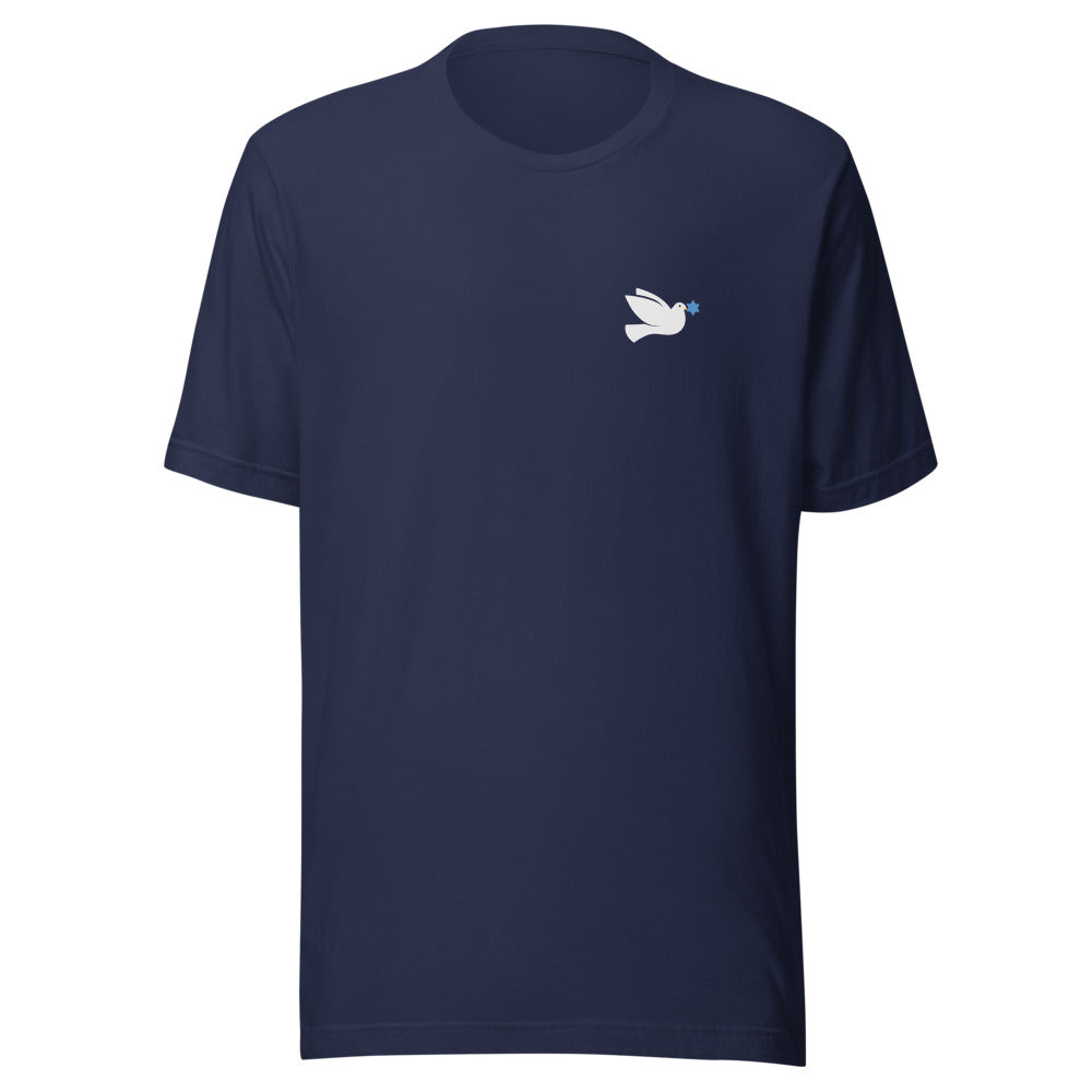 Peace Dove Star of David - Unisex t-shirt