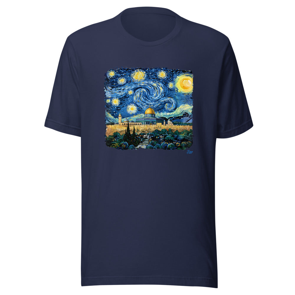 Starry Night Jerusalem - Unisex T-shirt