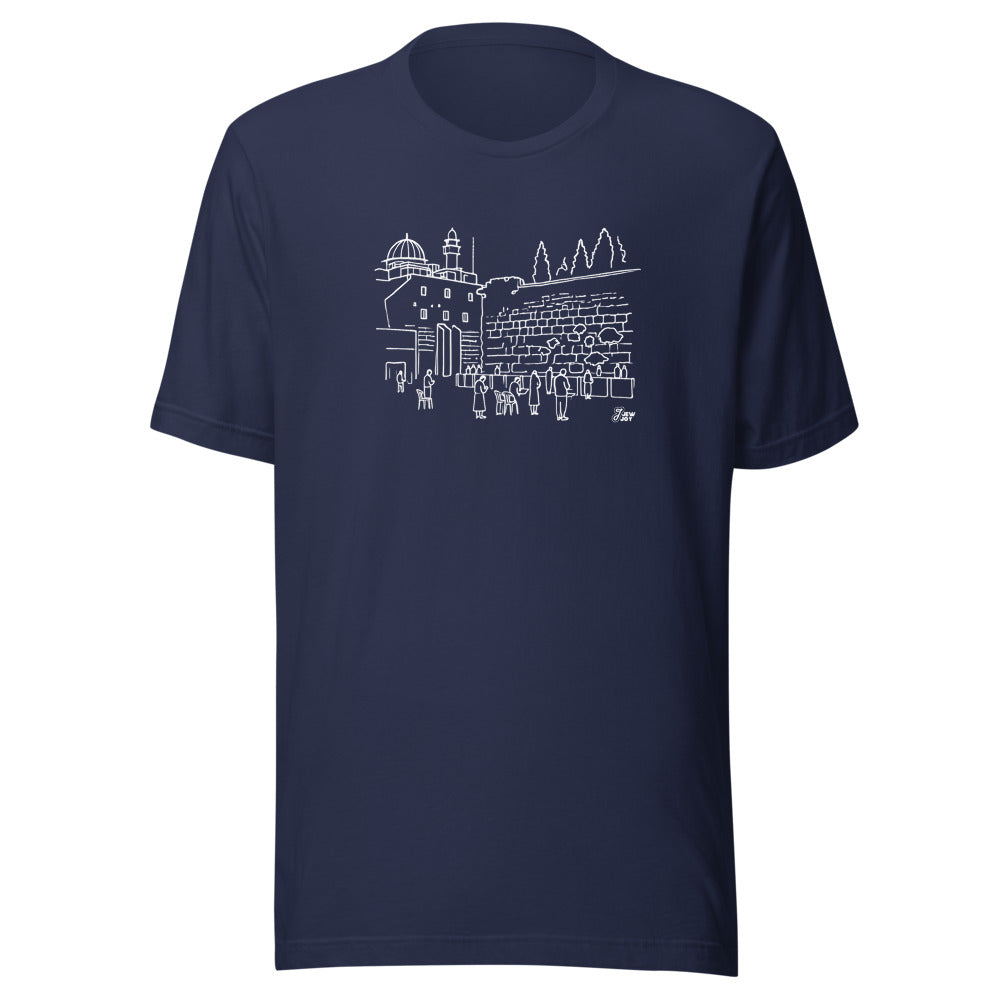 Western Wall Sketch - Unisex T-shirt