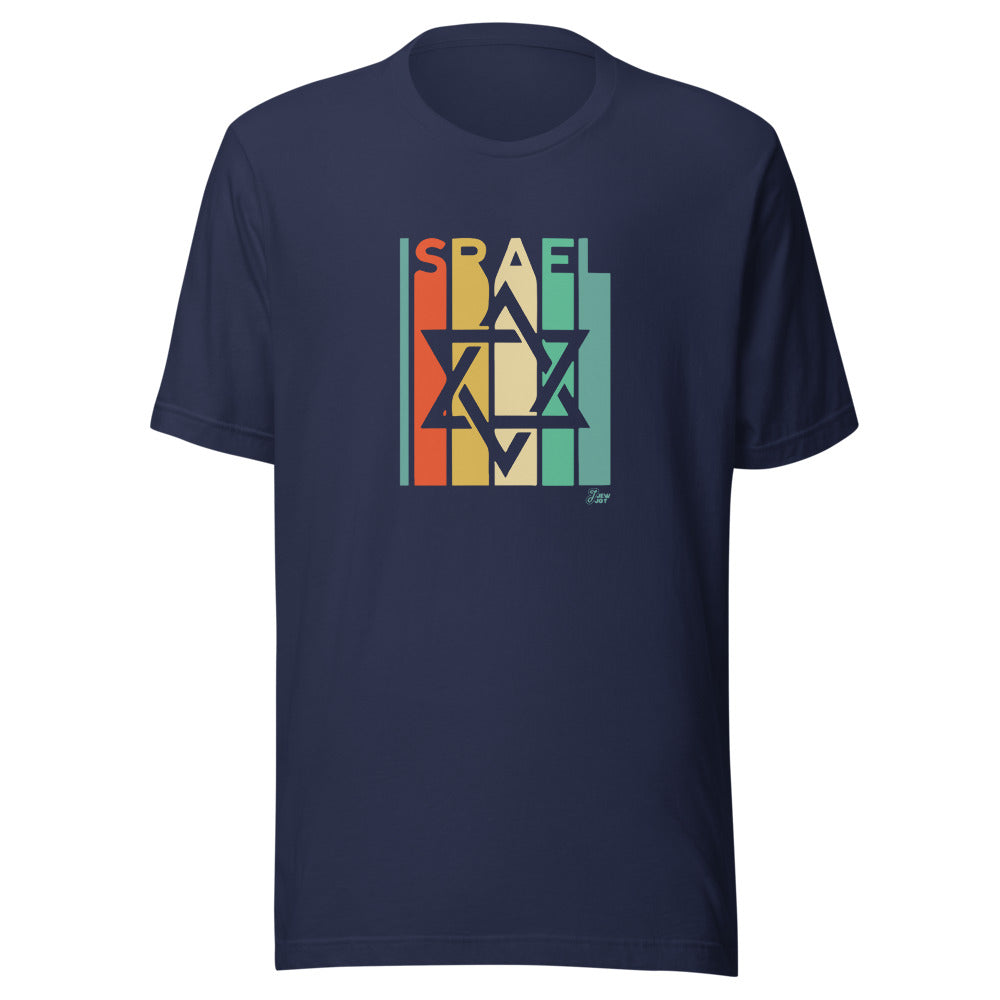 Israel Retro Stripes - Unisex T-shirt