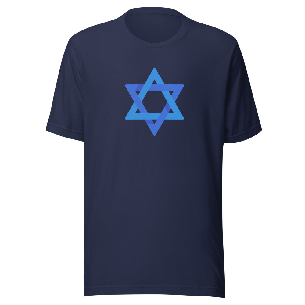 Star of David Blue - Unisex T-shirt