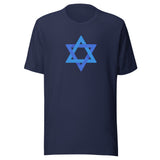 Star of David Blue - Unisex T-shirt