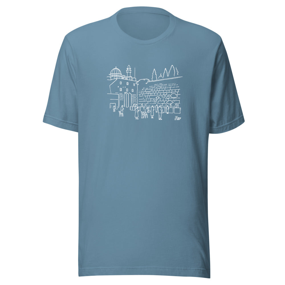 Western Wall Sketch - Unisex T-shirt