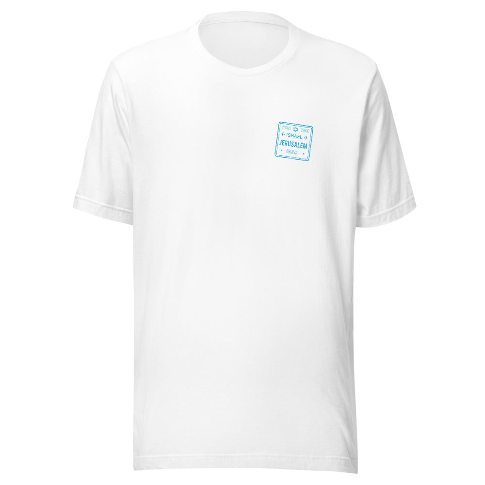 Jerusalem Passport Stamp - Unisex T-shirt