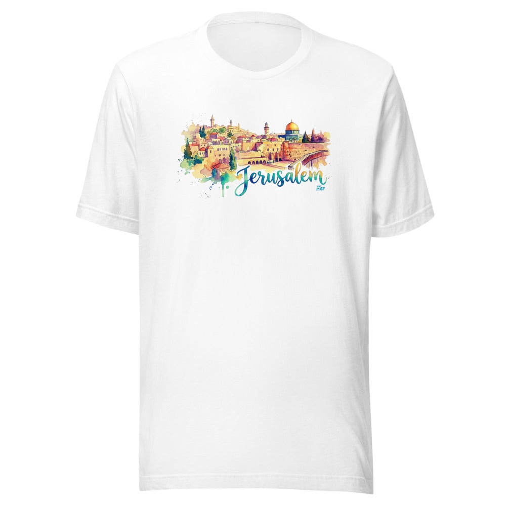Jerusalem Watercolor - Unisex T-shirt