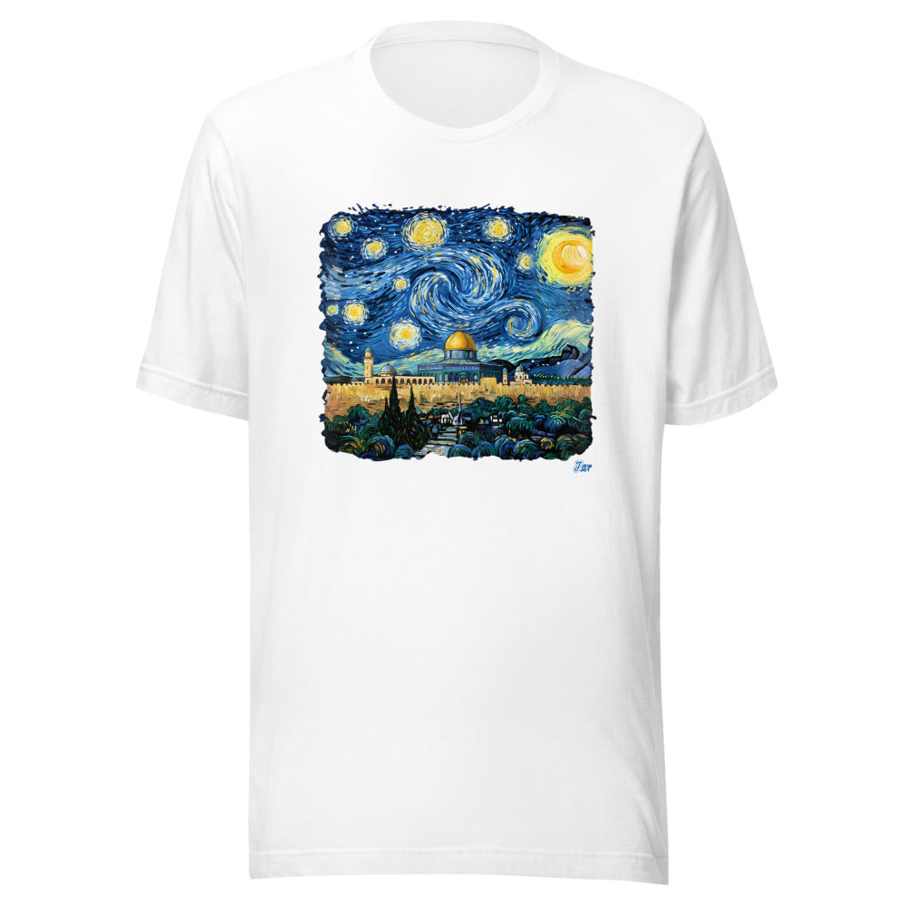 Starry Night Jerusalem - Unisex T-shirt