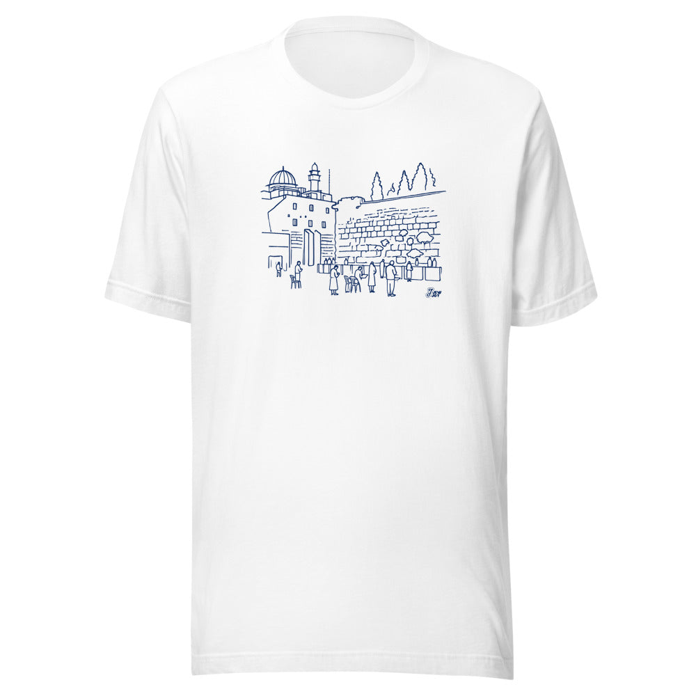 Western Wall Sketch - Unisex T-shirt
