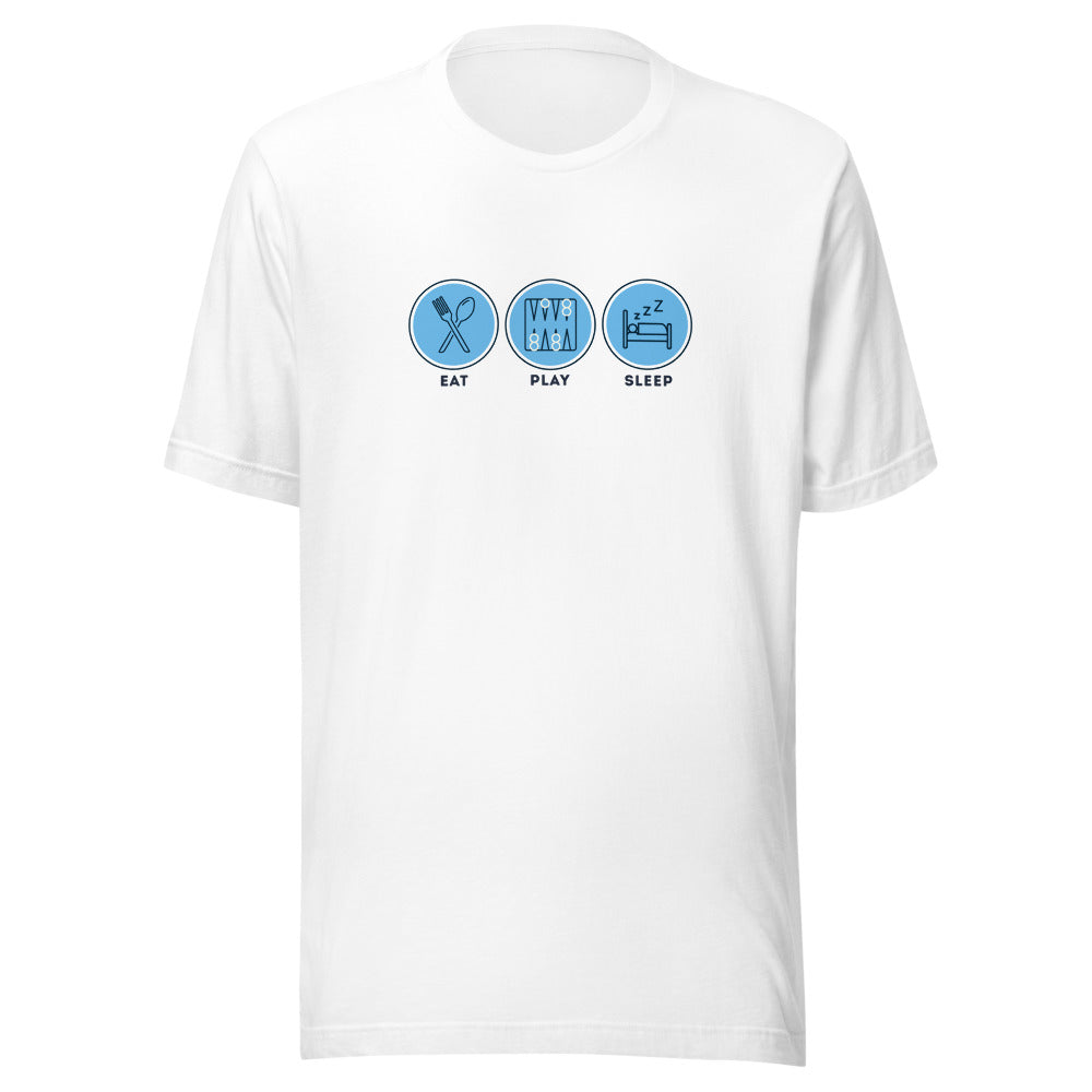 Eat Play Sleep Shesh Besh - Unisex T-shirt