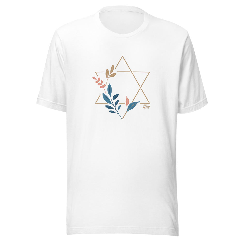 Star of David Nature - Unisex T-shirt