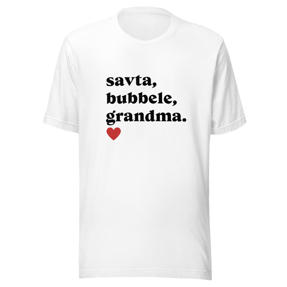 Savta Bubbele Grandma - Unisex T-shirt
