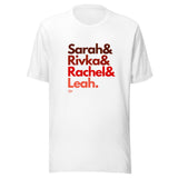 Four Matriarchs Names - Unisex T-shirt