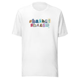 Shabbat Shalom Ransom Letters - Unisex T-shirt