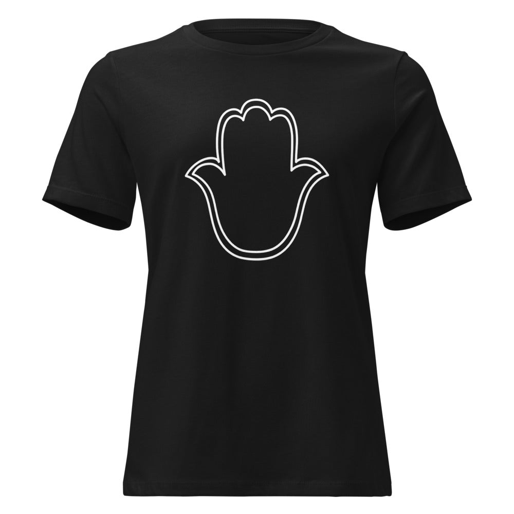 Hamsa Outline - Women's T-shirt