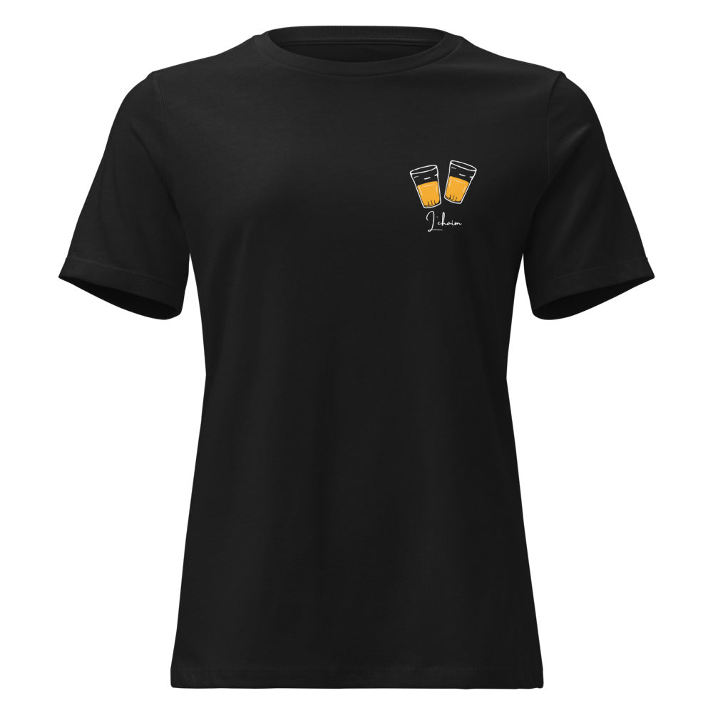 L'chaim Beer Glasses - Women's T-shirt