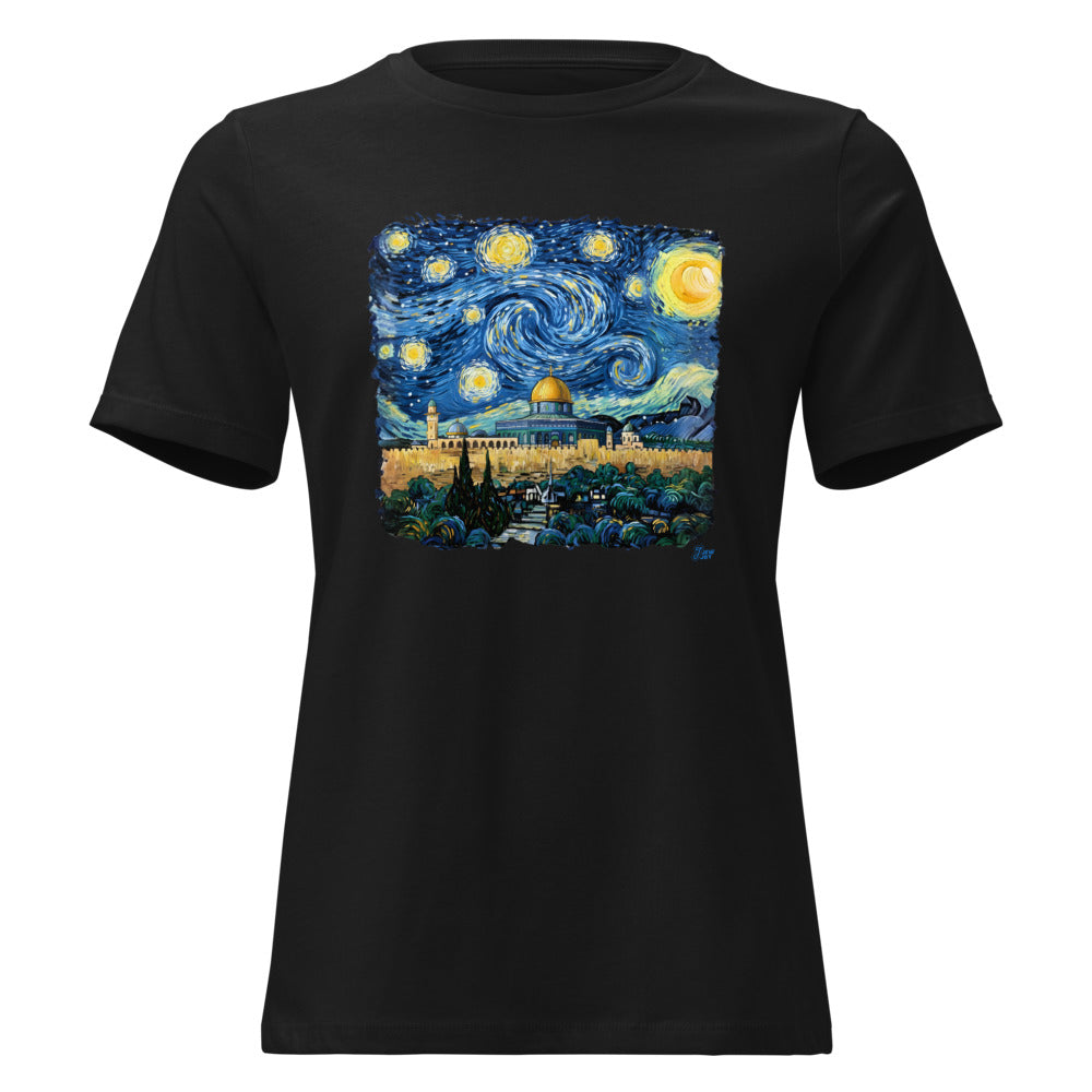 Starry Night Jerusalem - Women's T-shirt