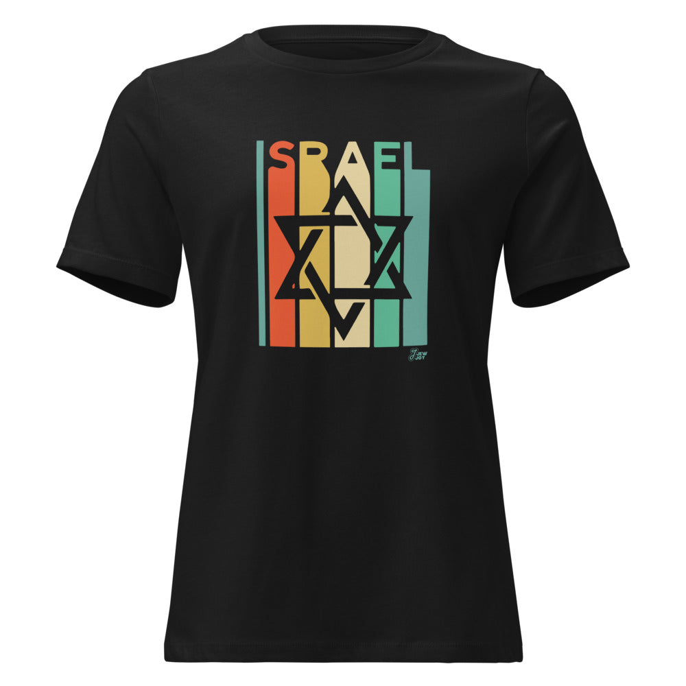 Israel Retro Stripes - Women's T-shirt