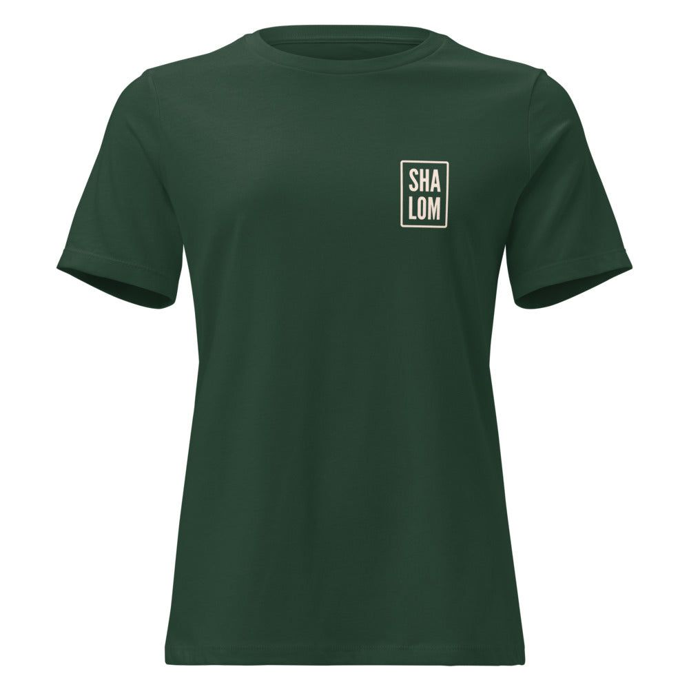 Shalom Letters Minimalist - Women's T-shirt