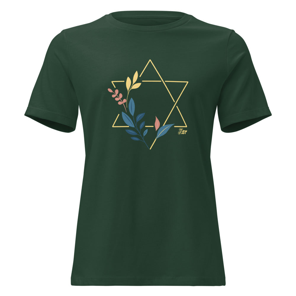 Star of David Nature - Women's T-shirt