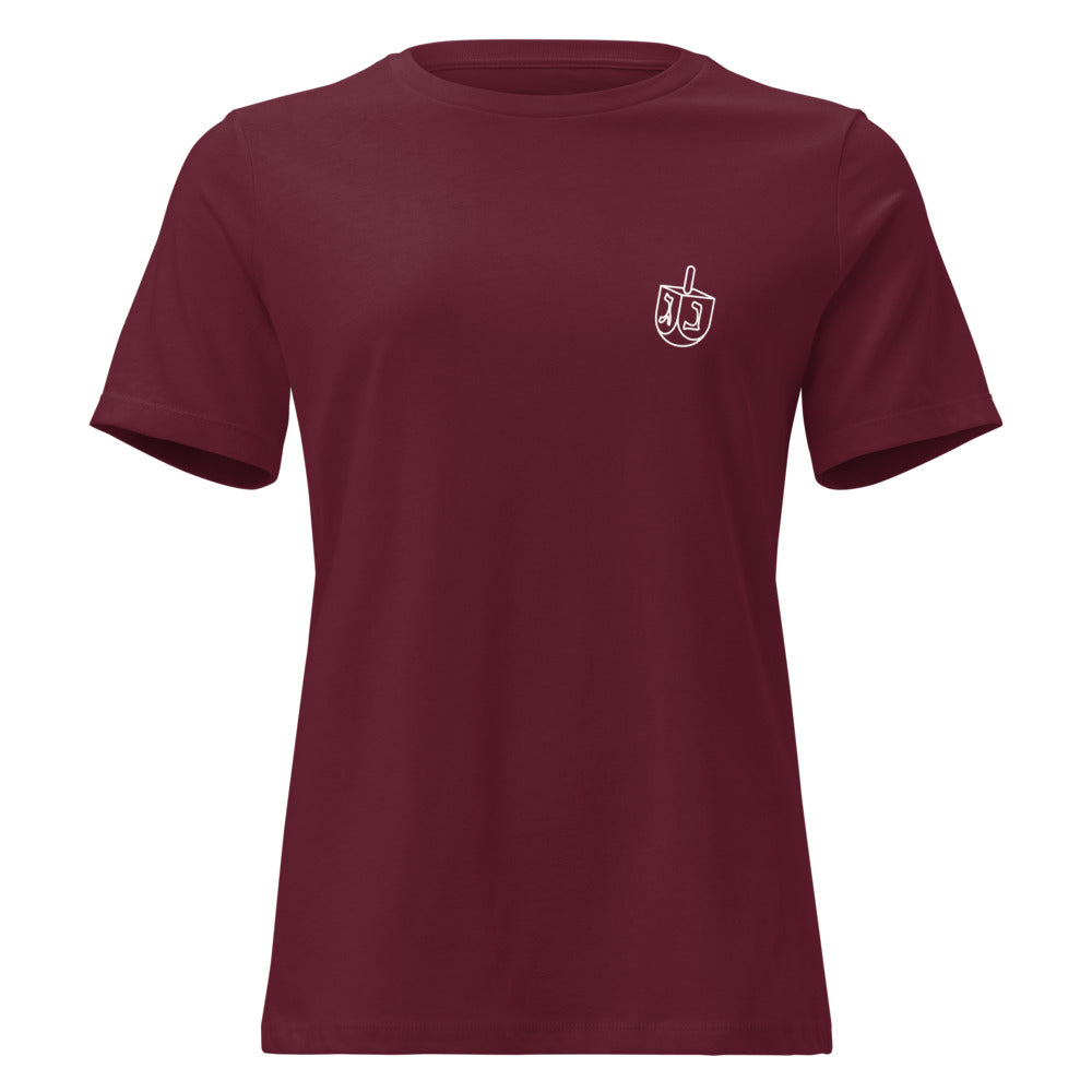 Dreidel Outline Minimalist - Women's T-shirt