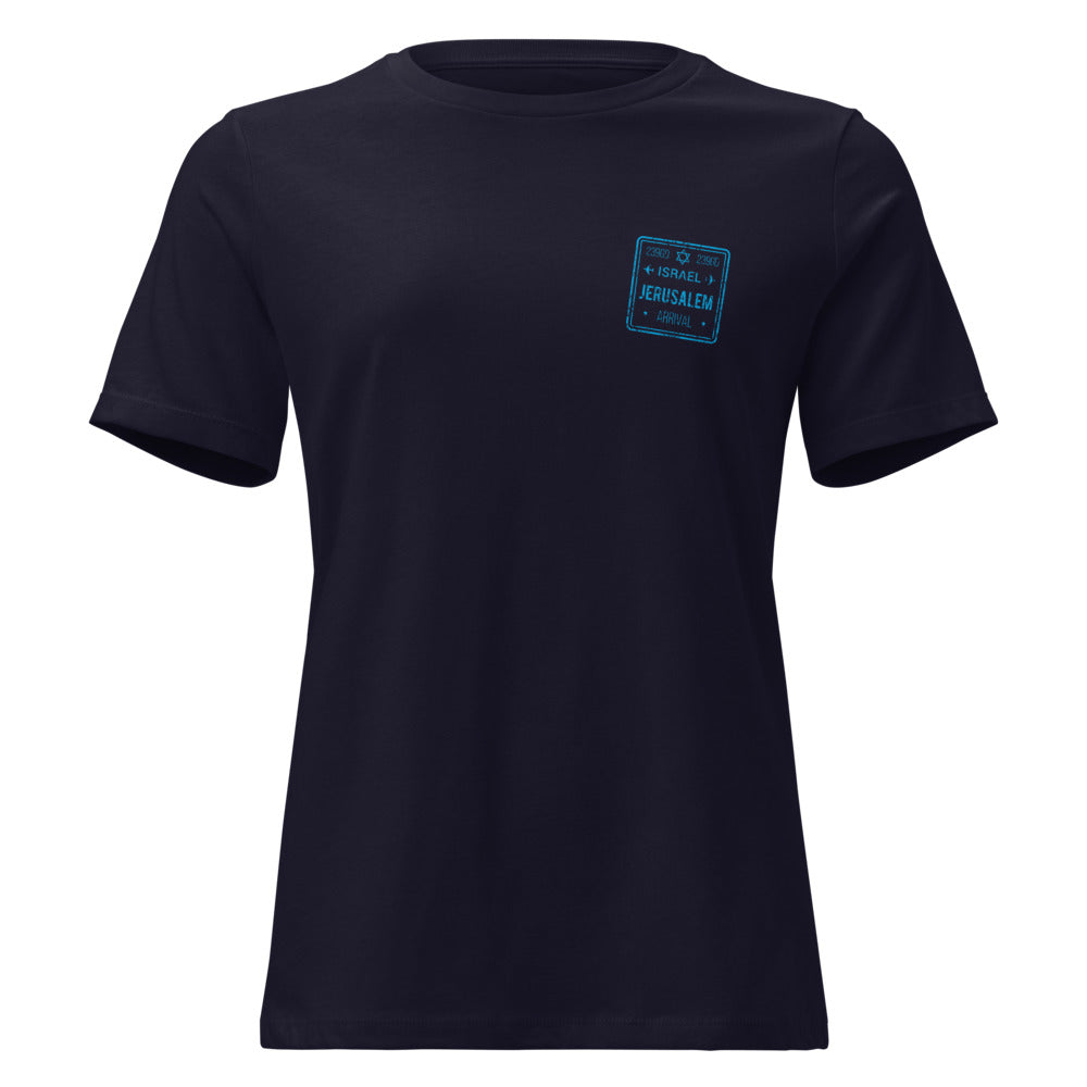 Jerusalem Passport Stamp - Women's T-shirt