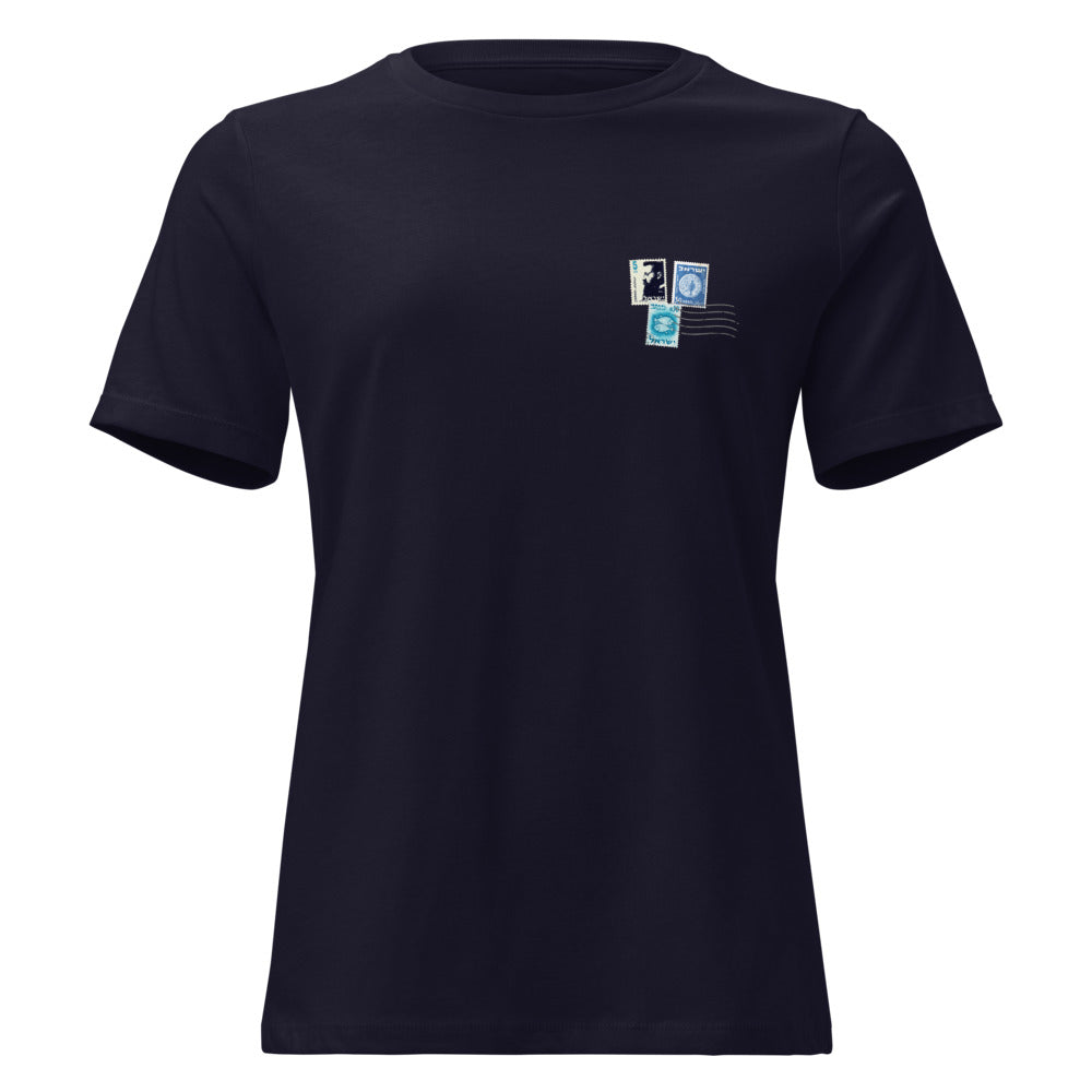 Vintage Israel Stamps - Women's T-shirt