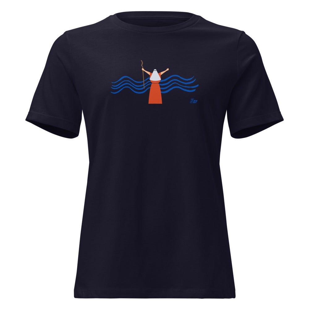 Moses Splitting the Sea - Women's T-shirt