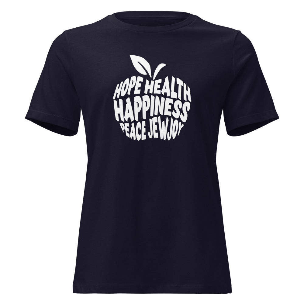 Hope Health Happiness Apple - Women's T-shirt