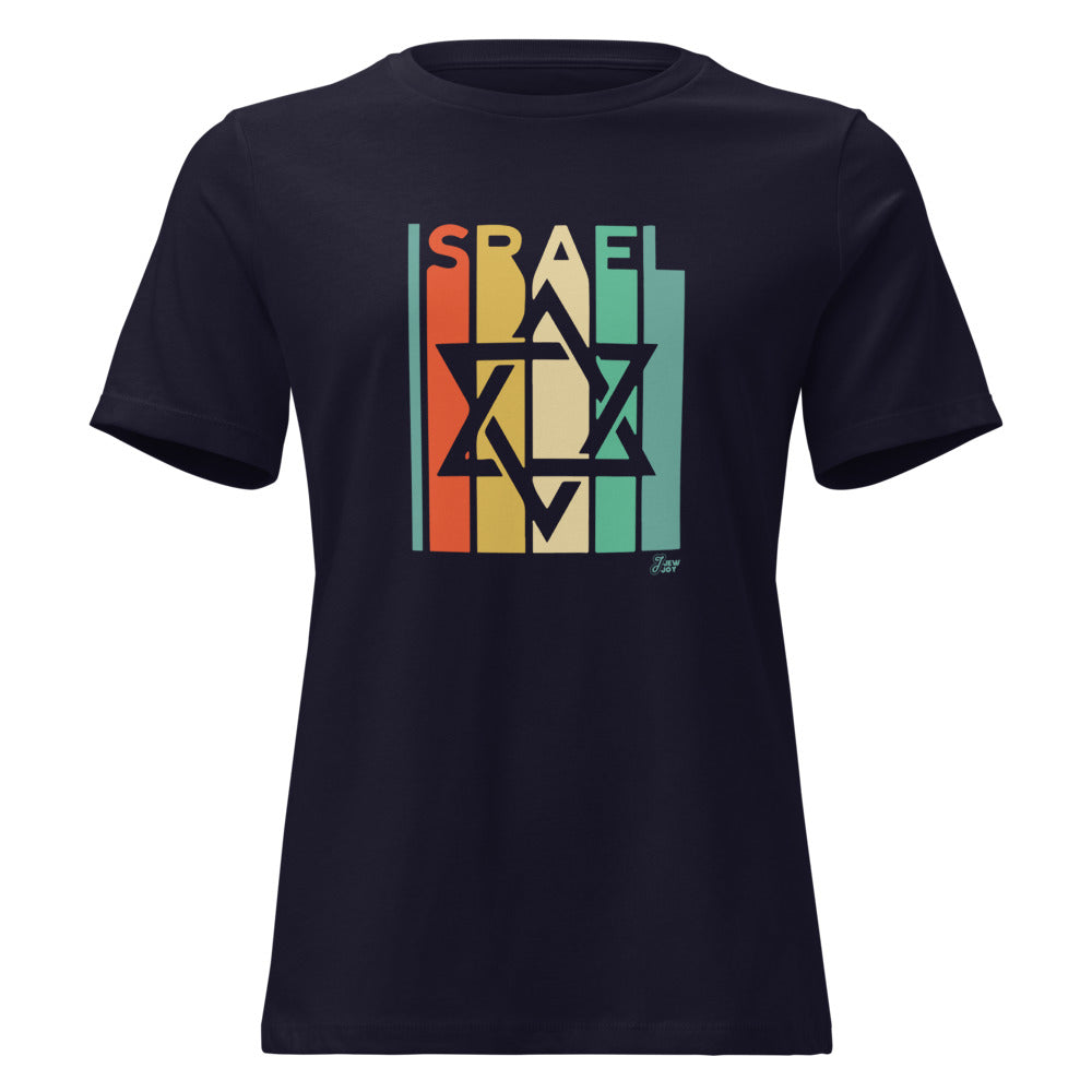 Israel Retro Stripes - Women's T-shirt