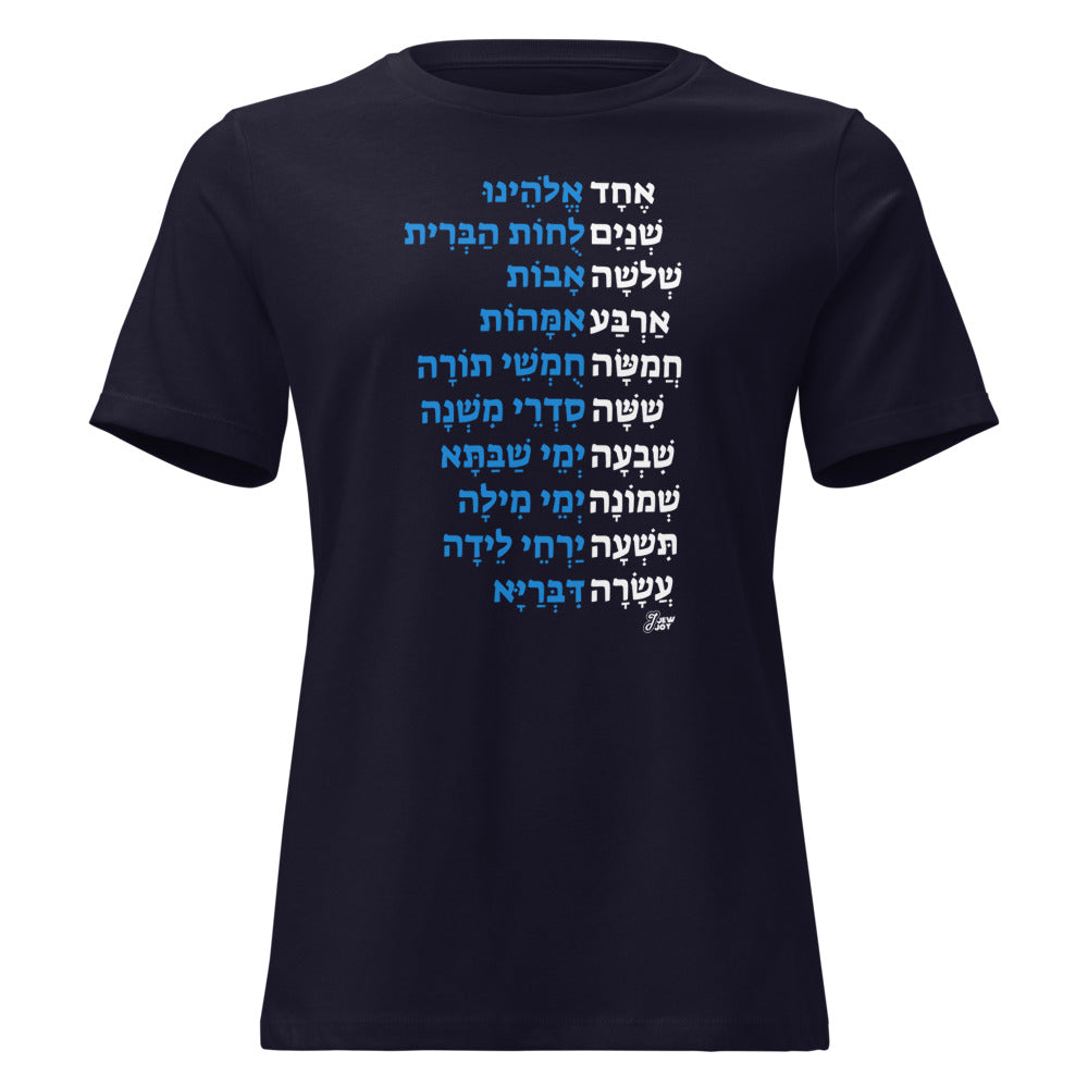 Echad Mi Yodea - Women's T-shirt