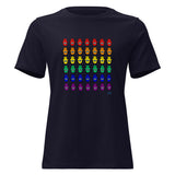 Rainbow Hamsa Grid - Women's T-shirt