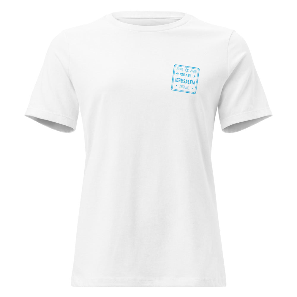 Jerusalem Passport Stamp - Women's T-shirt