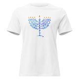 Watercolor Hanukkah Menorah - Women's T-shirt