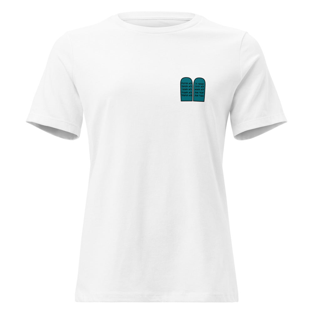 Ten Commandments Tablets Minimalist - Women's T-shirt