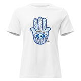 Hamsa Evil Eye Doodle - Women's T-shirt