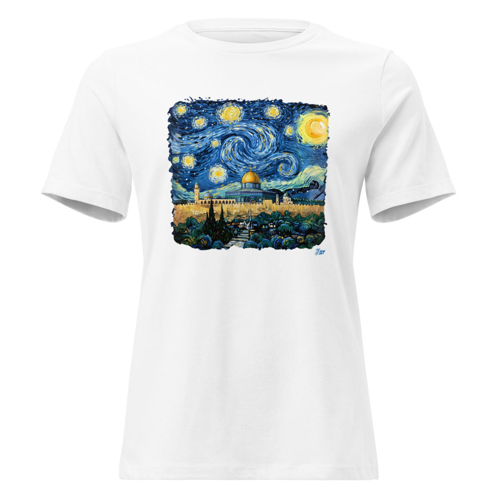 Starry Night Jerusalem - Women's T-shirt