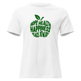 Hope Health Happiness Apple - Women's T-shirt