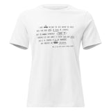 One Message For Jews, Bibi - Women's T-shirt