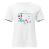 Star of David Flowers - Women's T-shirt