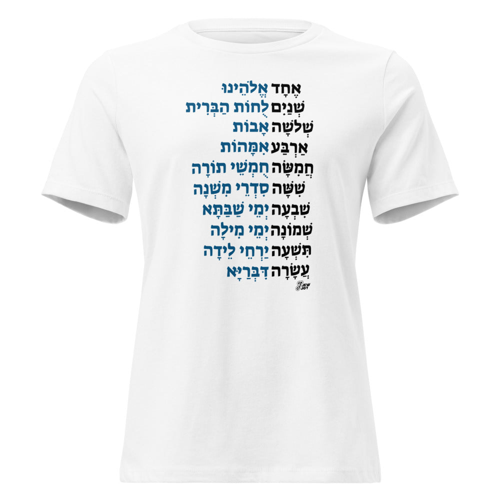 Echad Mi Yodea - Women's T-shirt