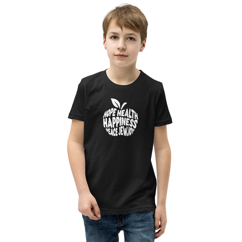 Hope Health Happiness Apple - Youth T-shirt