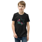 Star of David Flowers - Youth T-shirt