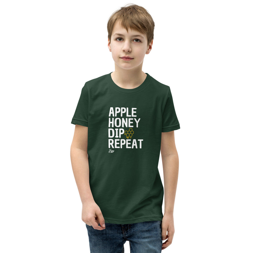 Apple Honey Dip Repeat - Youth T-shirt