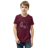 Star of David Flowers - Youth T-shirt