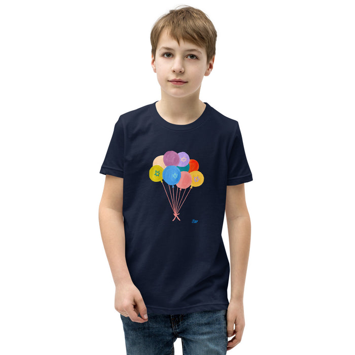 Star of David Balloons - Youth T-shirt