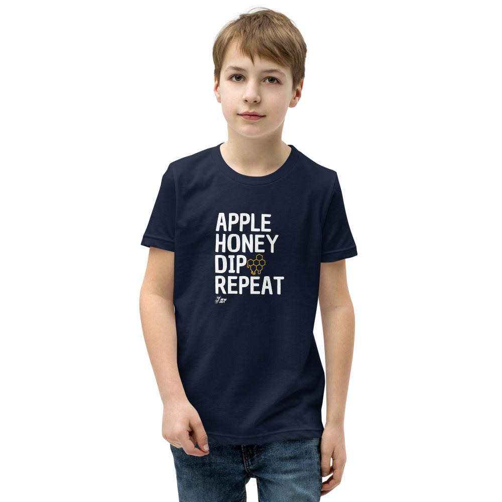 Apple Honey Dip Repeat - Youth T-shirt